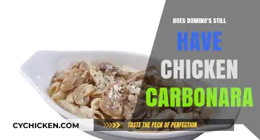 Is Domino's Chicken Carbonara Still on the Menu?