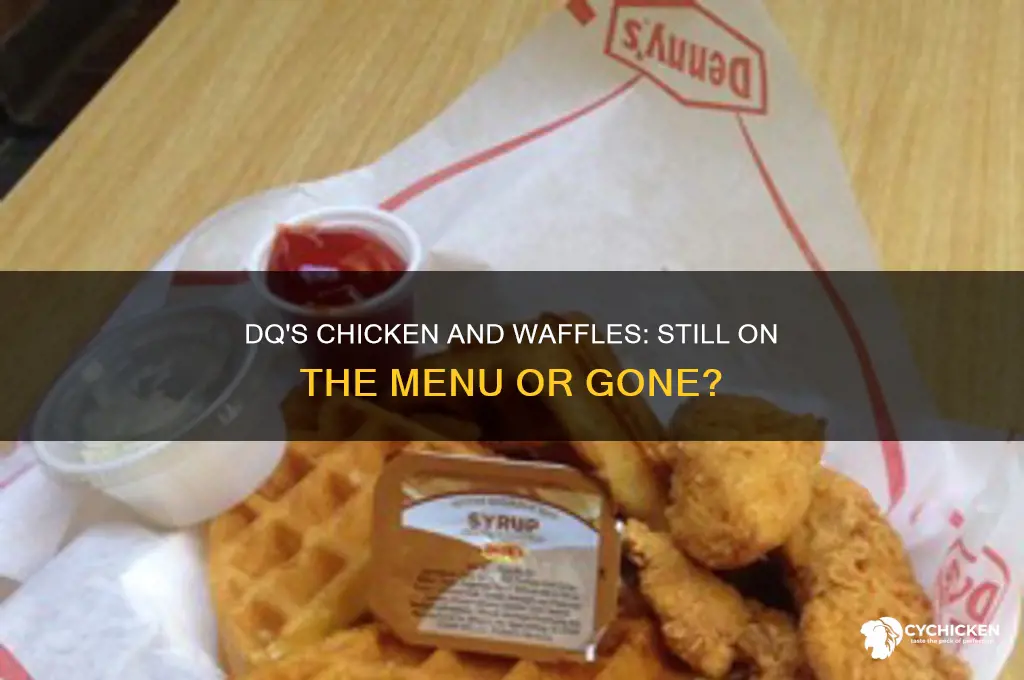 does dq still have chicken and waffles