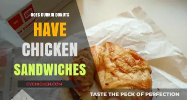 Does Dunkin' Donuts Serve Chicken Sandwiches? A Menu Breakdown