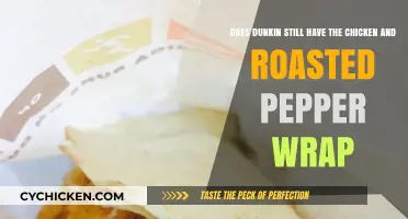 Is Dunkin's Chicken and Roasted Pepper Wrap Still on the Menu?