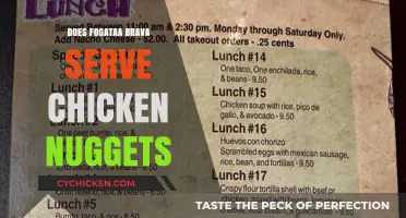 Does Fogata Brava Serve Chicken Nuggets? A Menu Mystery Explored