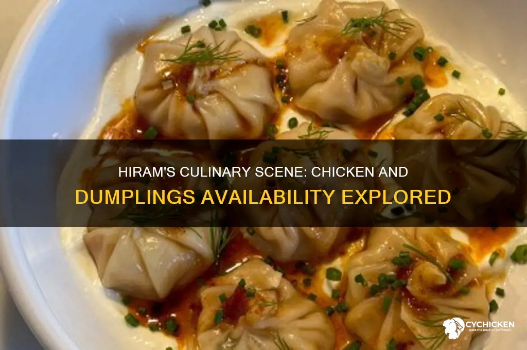 does folks in hiram sell chicken and dumplings