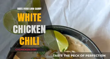 Does Food Lion Offer White Chicken Chili? A Shopper's Guide
