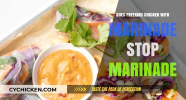 Freezing Chicken with Marinade: Does It Halt the Marinating Process?
