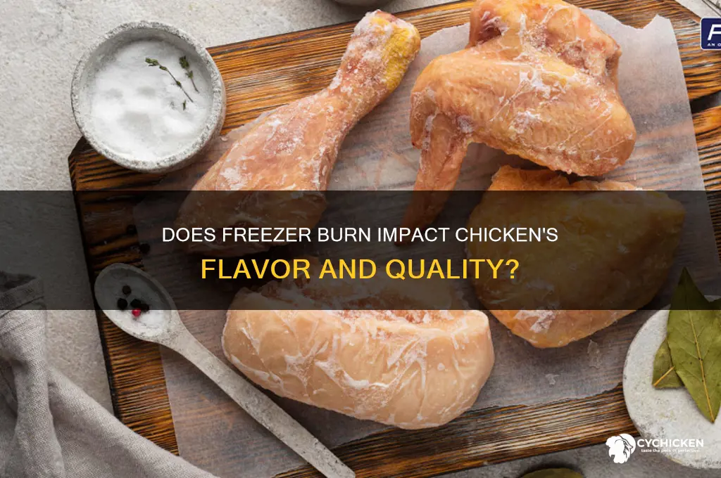 does freezer burn affect the taste of chicken