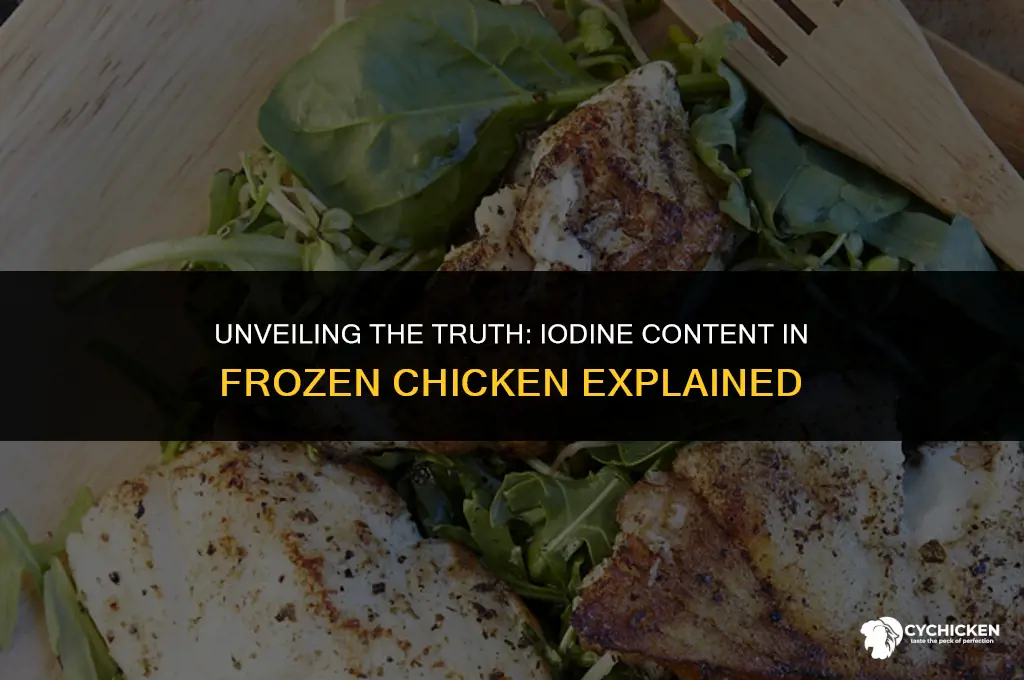 does frozen chicken have iodine
