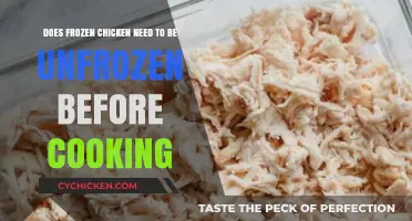 Cooking Frozen Chicken: Thawing Necessary or Not?