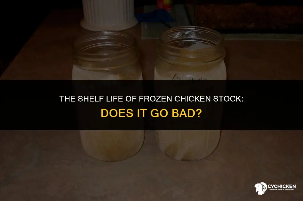 does frozen chicken stock go bad