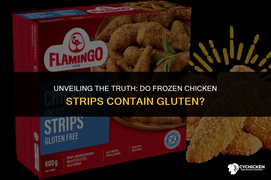 does frozen chicken strips have gluten