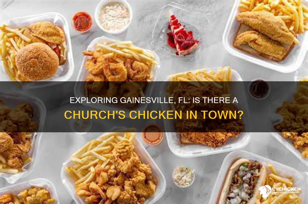 does gansville fl have a church chicken