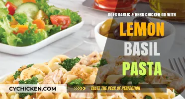 Garlic Herb Chicken and Lemon Basil Pasta: A Match?