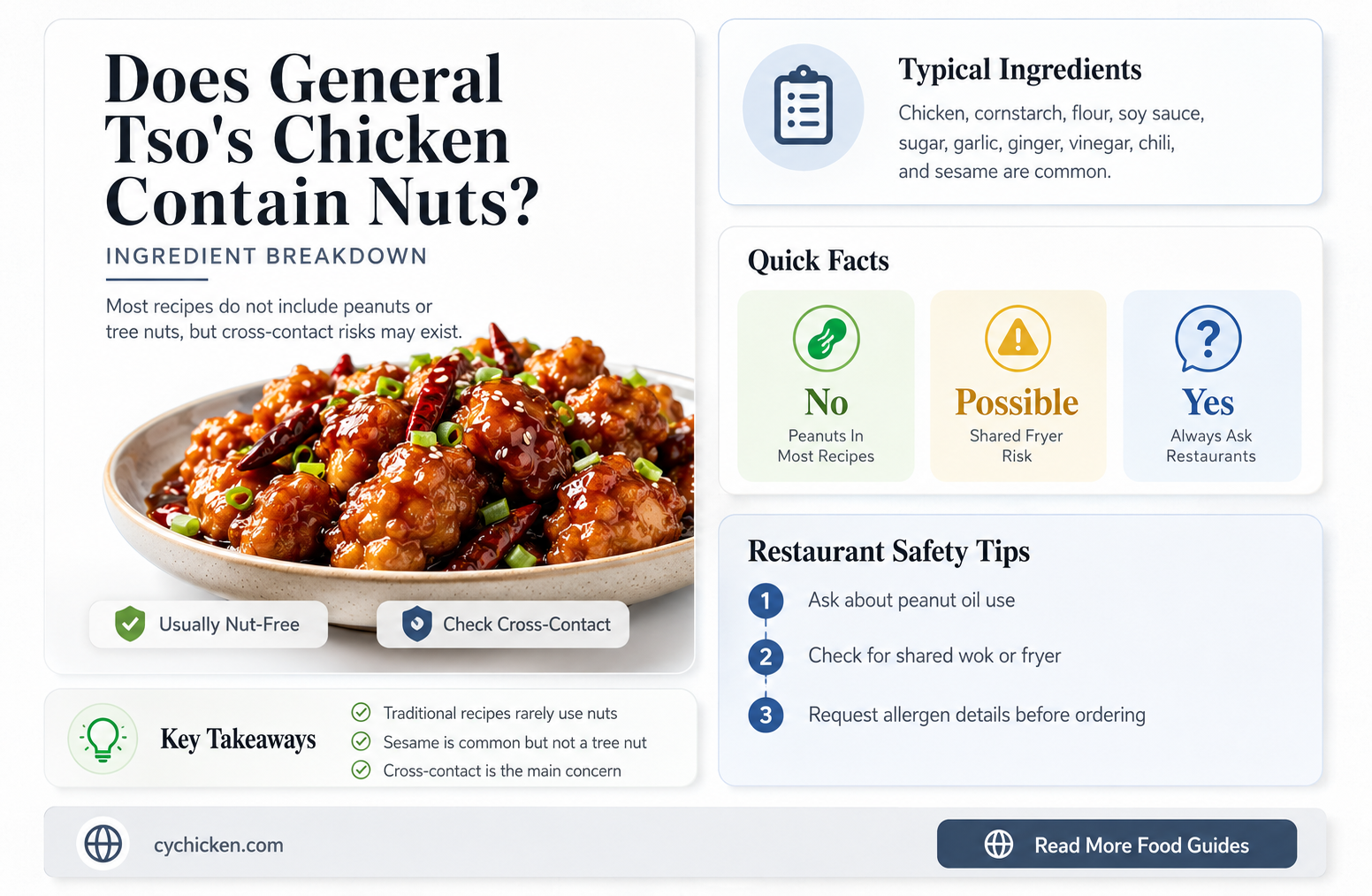 are there nuts in general tso