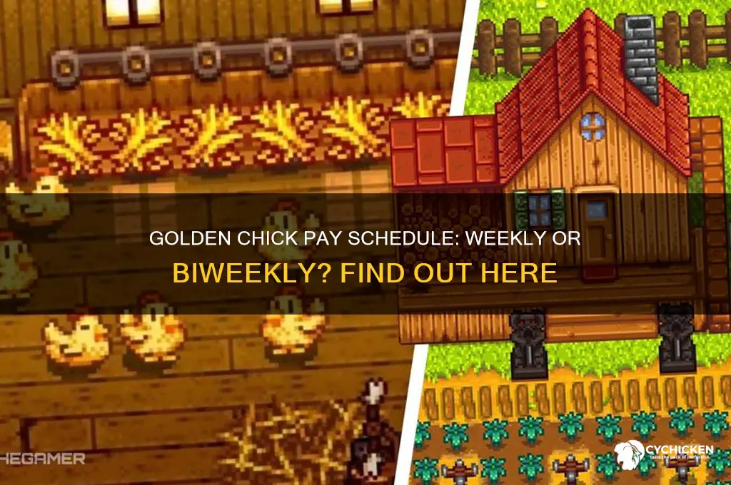 does golden chick pay weekly or biweekly