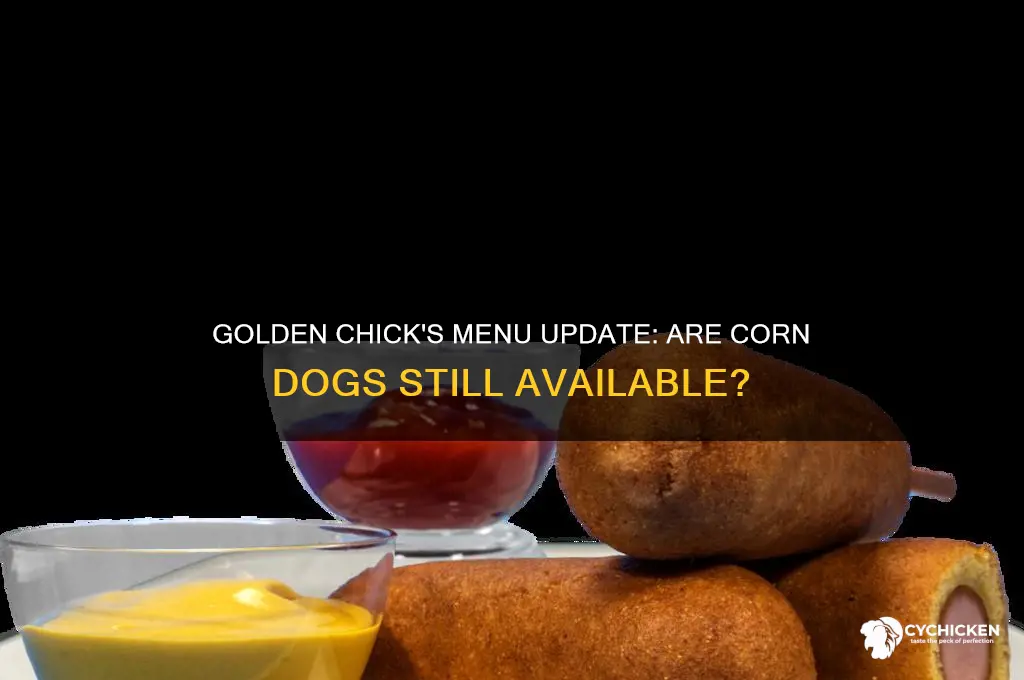does golden chick still have corn dogs