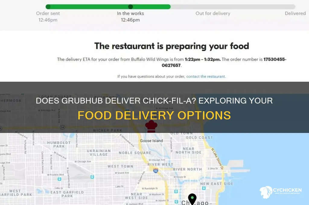 does grub hub deliver at chick filet