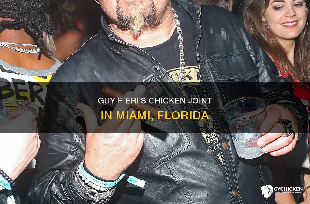 does guy fieri have a chicken restaurant in miami fl