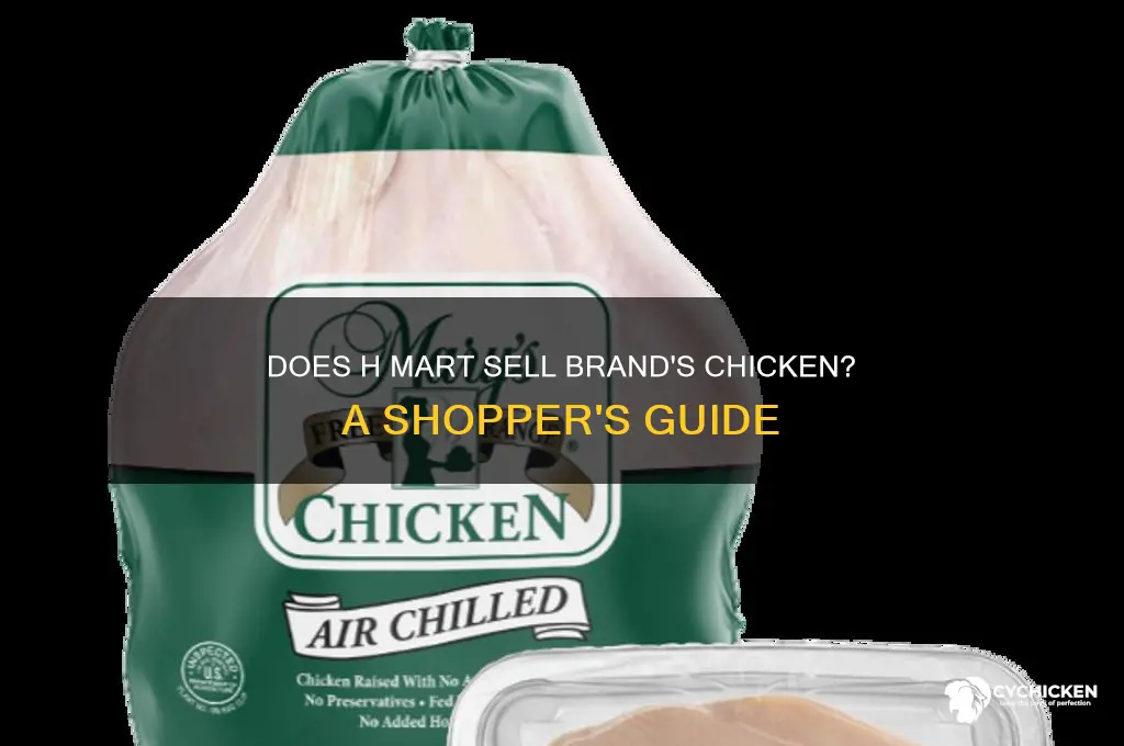 does h mart store sell brand
