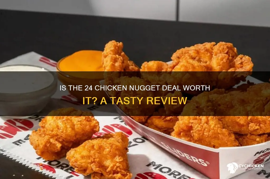 does he 24 chicken nugget deal