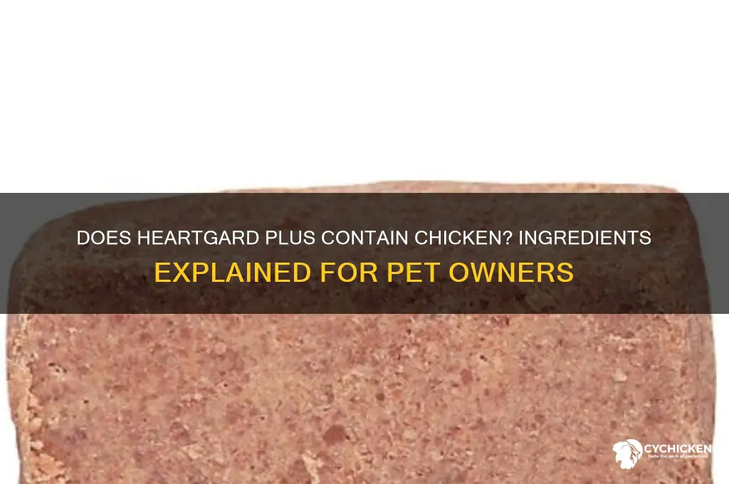 does heartgard plus have chicken in it
