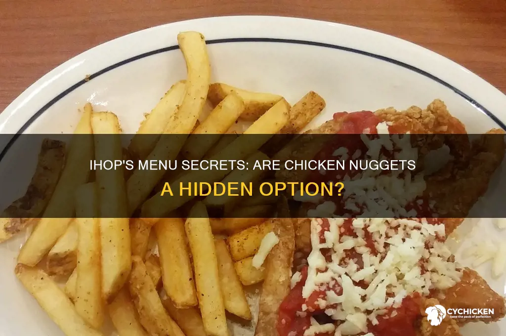 does ihop have chicken nuggets