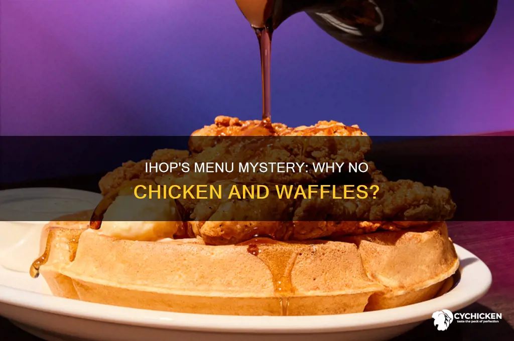 does ihop not have chicken and waffles