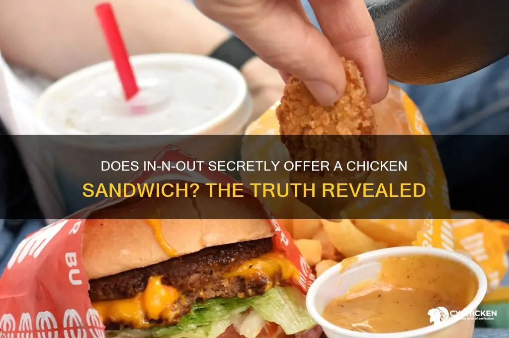 does in and out have a chicken sandwich