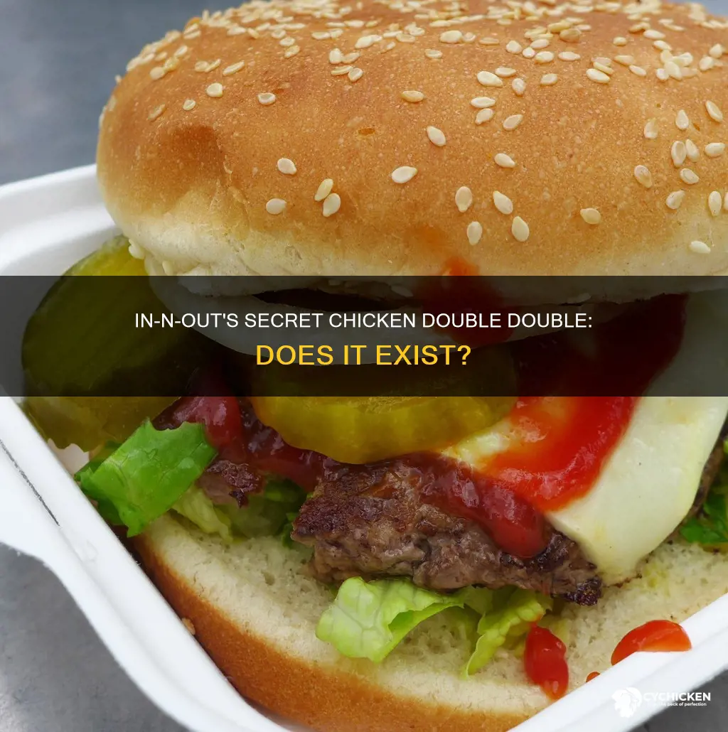 does in-n-out have a chicken double double