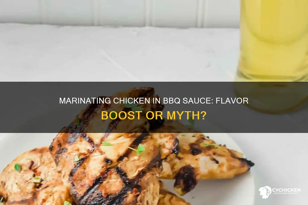 does it help to marinate chicken in barbaque sauce