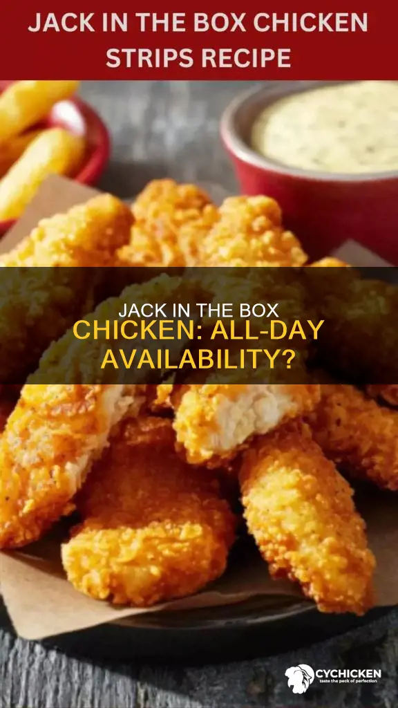 does jack in the box sell chicken all day
