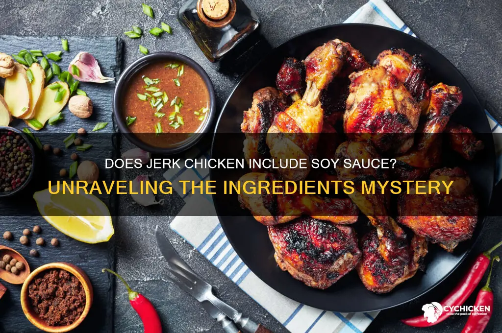does jerk chicken have soy sauce