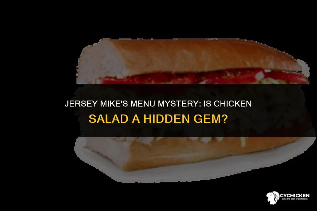 does jersey mikes have chicken salad