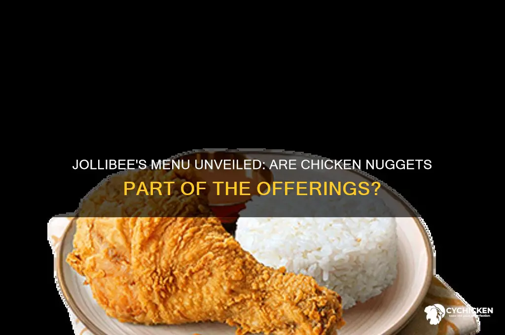 does jollibee have chicken nuggets