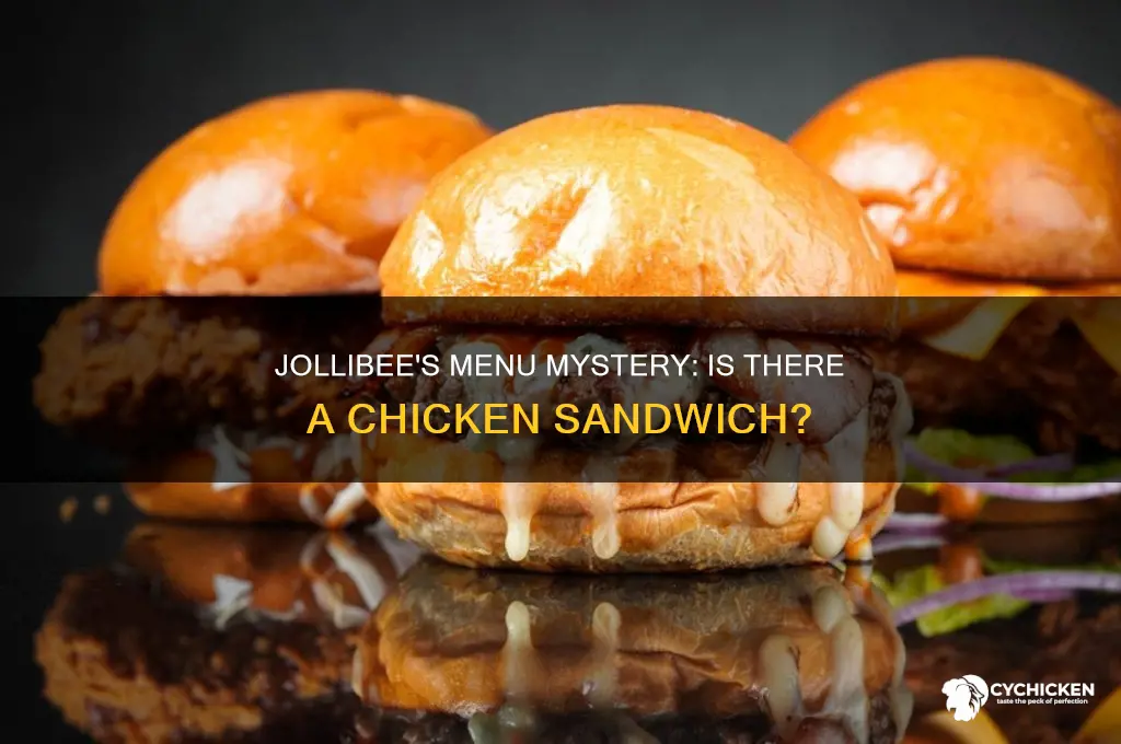 does jollibee have chicken sandwich