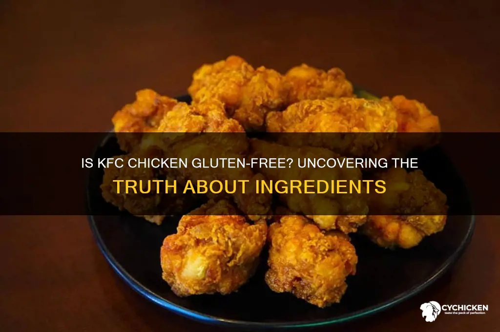 does kfc chicken have gluten in it