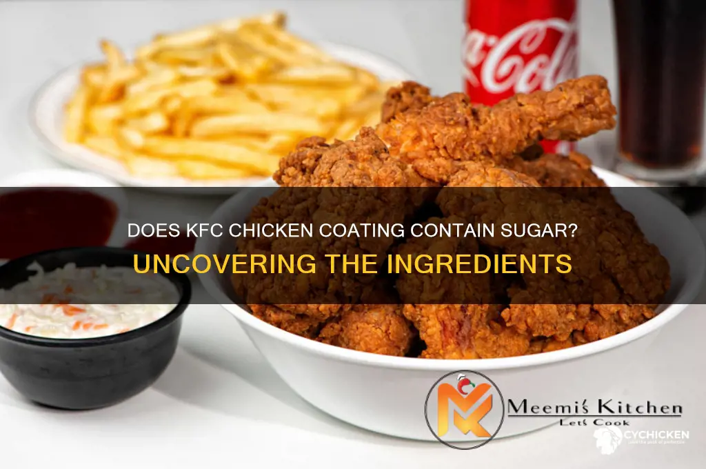 does kfc chicken have sugar in the coating