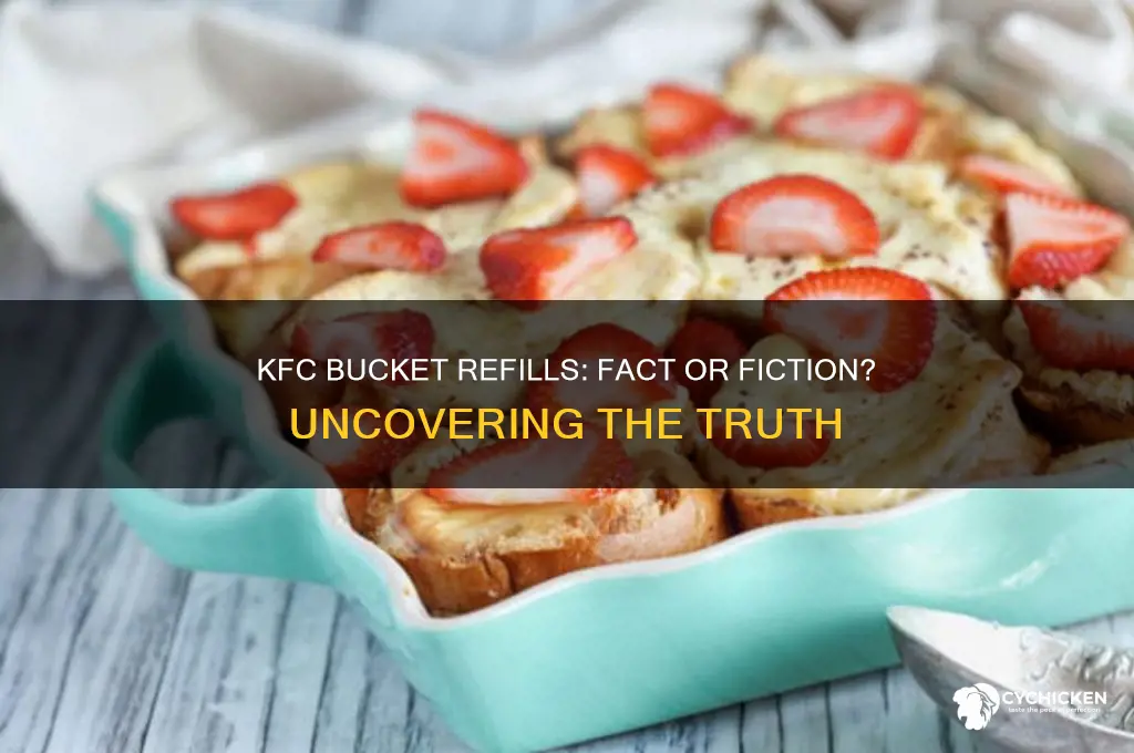does kfc do bucket of chicken refills