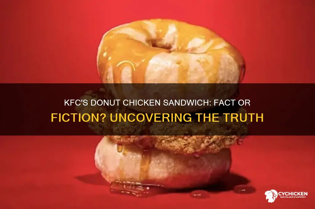 does kfc have a donut chicken sandwich