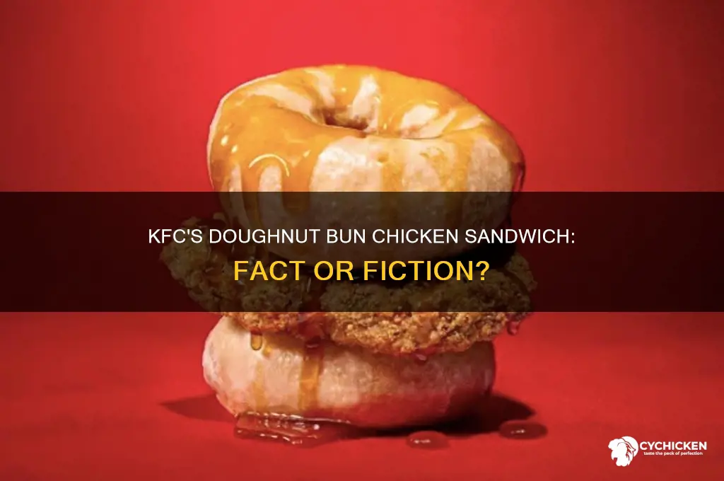 does kfc have chicken sandwiches with doughnut bun