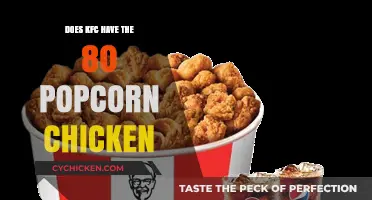 KFC's Popcorn Chicken: Is the 80-Piece Option Available?