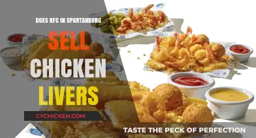 Does KFC in Spartanburg Offer Chicken Livers on Their Menu?