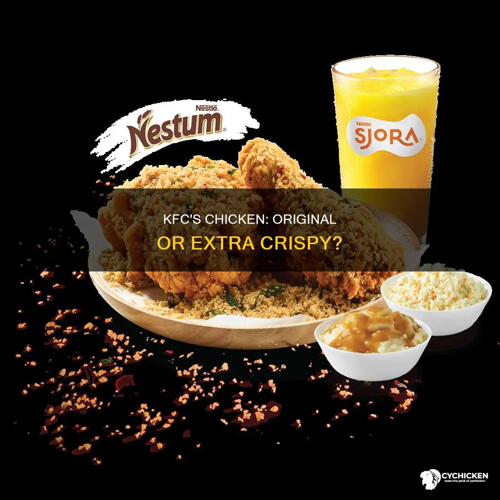 does kfc sell more original chicken or extra crispy