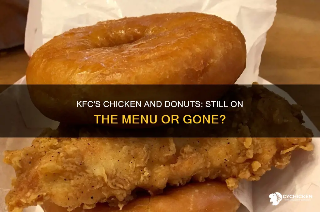 does kfc still have chicken and donuts