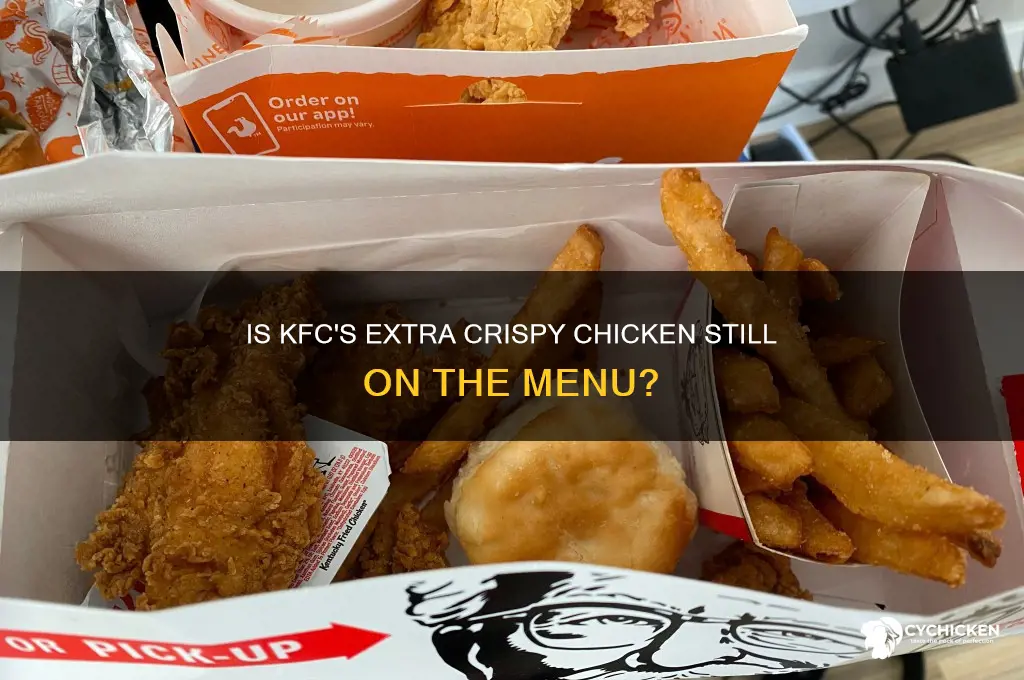 does kfc still have extra crispy chicken