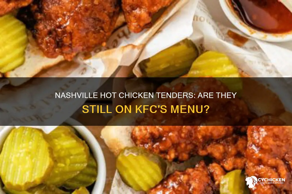 does kfc still have nashville hot chicken tenders