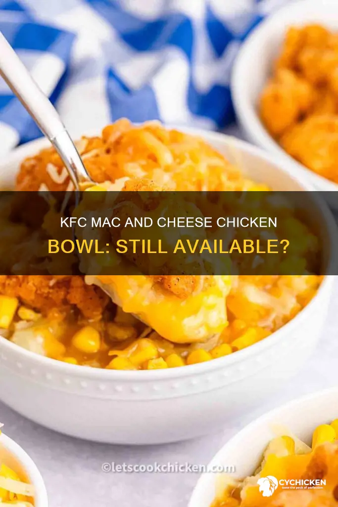 does kfc still have the mac and cheese chicken bowl