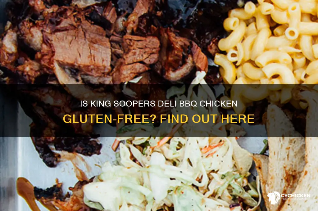 does king soopers deli bbq chicken have gluten
