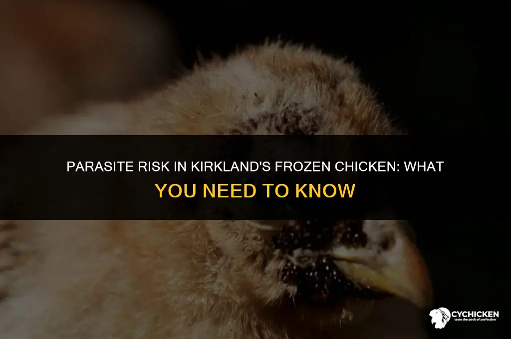 does kirlands frozed chicken have parasites
