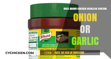 Knorr Chicken Bouillon: Onion and Garlic Content Revealed