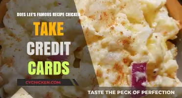 Famous Lee's Recipe Chicken: Credit Card Payment Options