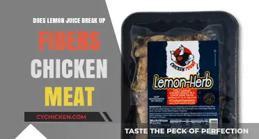 Lemon Juice's Effect on Chicken Meat Fibers: Fact or Fiction?